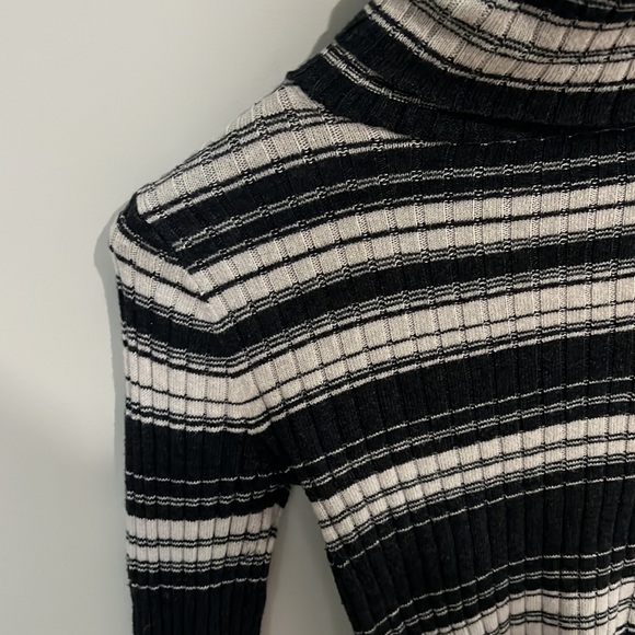 American Eagle Striped Turtleneck Shirt - Picture 2 of 3